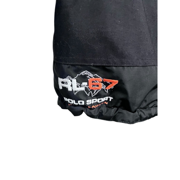 Polo Sport Ralph Lauren Sportsman Vintage 90s Anorak Black Jacket Med Embroider - Picture 4 of 12